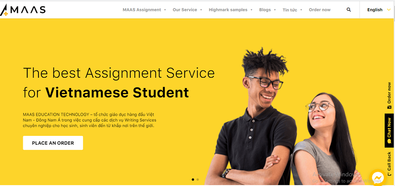 8 đơn vị viết luận văn tiếng Anh thuê uy tín, chất lượng 8 maas